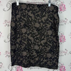 Brenda beddome skirt Lacie cream Chic Black Lace Pencil Skirt